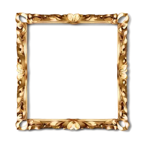 Gold Trim Frame Png Llw40 PNG Image