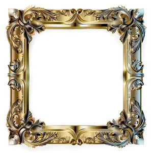 Gold Wedding Frame Png 06262024 PNG Image