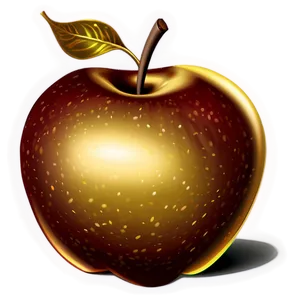 Golden Apple Clipart Png Ted PNG Image