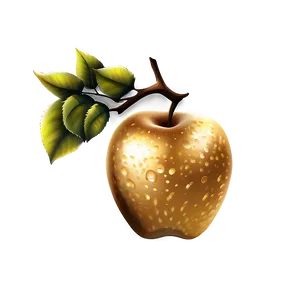 Golden Apple Pattern Png Uoi PNG Image