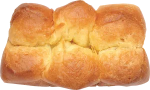 Golden Baked Dinner Rolls PNG Image