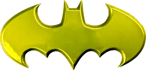 Golden Batman Logo PNG Image