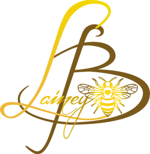 Golden Bee Script Tattoo Design PNG Image