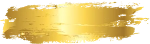 Golden Brush Stroke Texture PNG Image