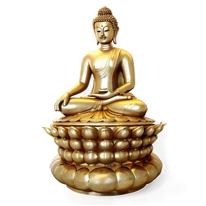 Golden Buddha Png Dwh PNG Image