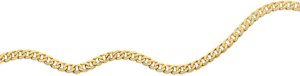 Golden Chain Wave Pattern PNG Image