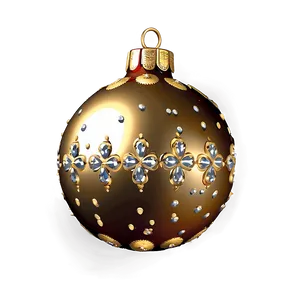 Golden Christmas Ornament PNG Fqe84 PNG
