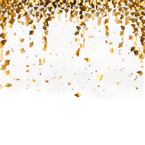 Golden Confetti Festivity Png 06272024 PNG Image