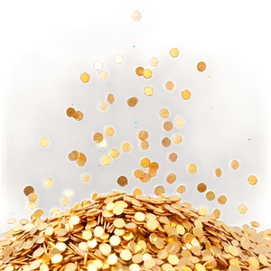 Golden Confetti Sprinkles Png Umr20 PNG Image