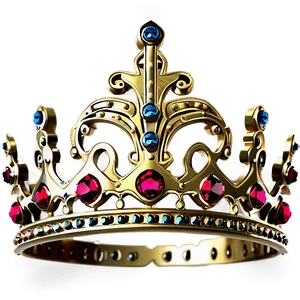 Golden Crown A PNG Image