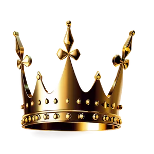 Golden Crown Illustration PNG 06242024 PNG