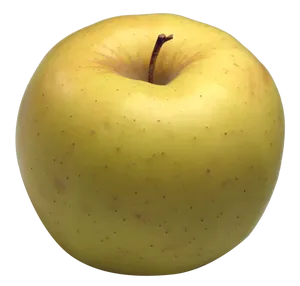 Golden Delicious Apple Isolated PNG Image