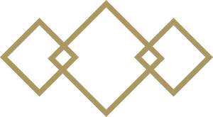 Golden Diamond Pattern Border PNG Image