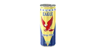 Golden Eagle Energy Drink Can PNG Image