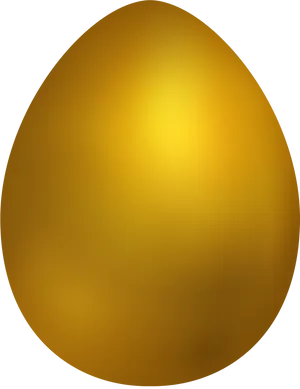 Golden Egg Black Background PNG Image