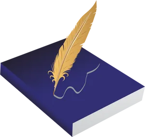 Golden Feather Penon Blue Book.png PNG Image