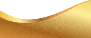 Golden Floral Background Design PNG Image
