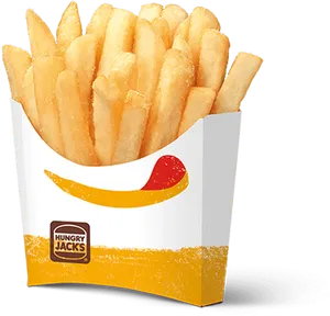 Golden Friesin Branded Container PNG Image