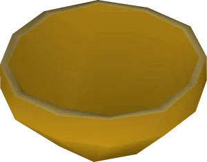 Golden Geometric Bowl3 D Render PNG Image