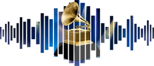 Golden Gramophone Award PNG Image