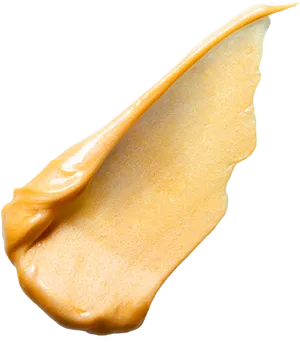 Golden Haldi Paste Swipe PNG Image