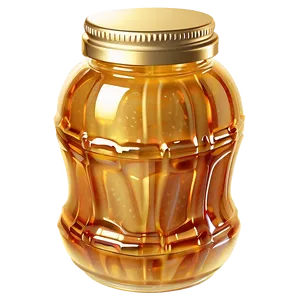 Golden Honey Jar Png Krx66 PNG Image