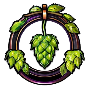 Golden Hops Emblem Png Ibs PNG Image