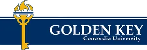 Golden Key Concordia University Logo PNG Image