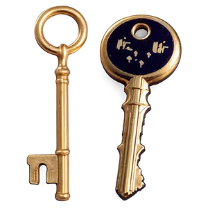 Golden Keys PNG 32 PNG