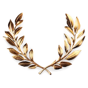 Golden Laurel Png Cey74 PNG Image