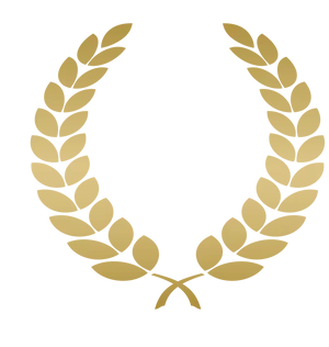 Golden Laurel Wreath Graphic PNG Image