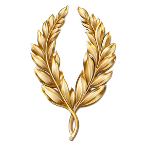 Golden Laurels Png 98 PNG Image