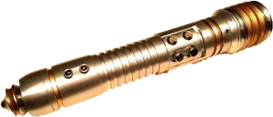 Golden Lightsaber Hilt PNG Image