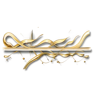 Golden Line Abstract Png Aqi29 PNG Image