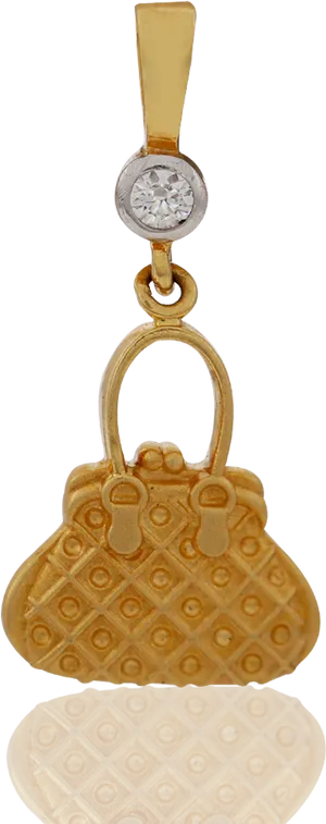 Golden_ Lord_ Balaji_ Paduka_ Pendant PNG Image