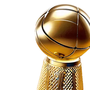 Golden Nba Finals Trophy Png Bbl PNG Image