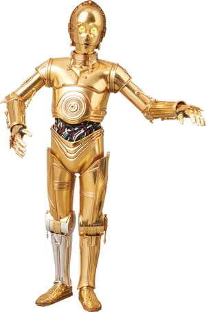 Golden Protocol Droid P N G Image PNG Image