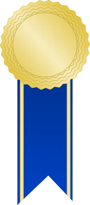 Golden Seal Award Ribbon PNG Image