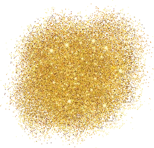 Golden Sparkle Explosion PNG Image