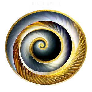 Golden Spiral Illustration Png Uwb77 PNG Image