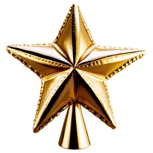 Golden Star Christmas Tree Topper Png 49 PNG Image