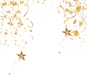 Golden_ Star_ Confetti_ Celebration_ Background PNG Image