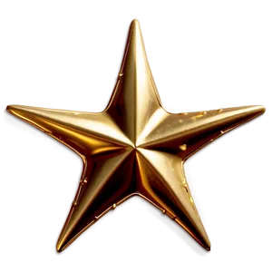 Golden Star Transparent Png 6 PNG Image