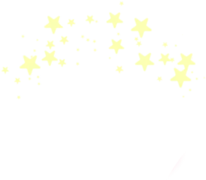 Golden Starson Navy Background PNG Image