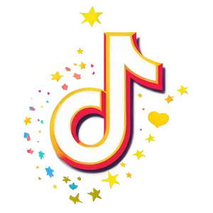 Golden Tiktok Logo PNG Sms18 PNG