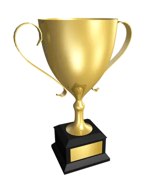 Golden Trophy Award.png PNG Image