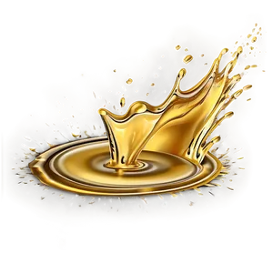 Golden Water Splash Png Dur PNG Image