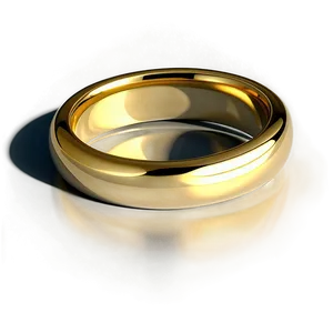 Golden Wedding Ring PNG 4 PNG