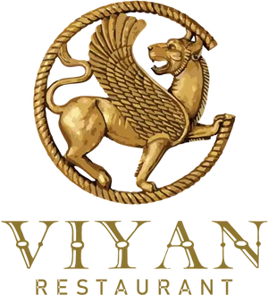 Golden_ Winged_ Lion_ Restaurant_ Logo PNG Image