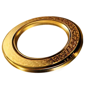 Golden Yellow Circle Image Png Ill PNG Image